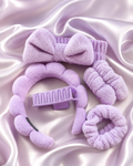 Hair & Wristband Set - Purple
